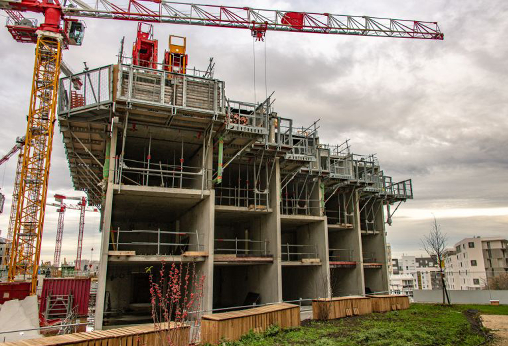 Chantier léon grosse nanterre BTP sateco
