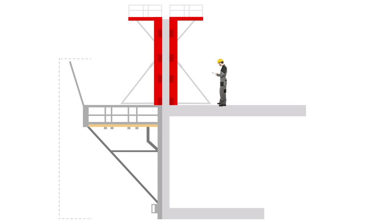 Schema construction Plateforme de travail PTE