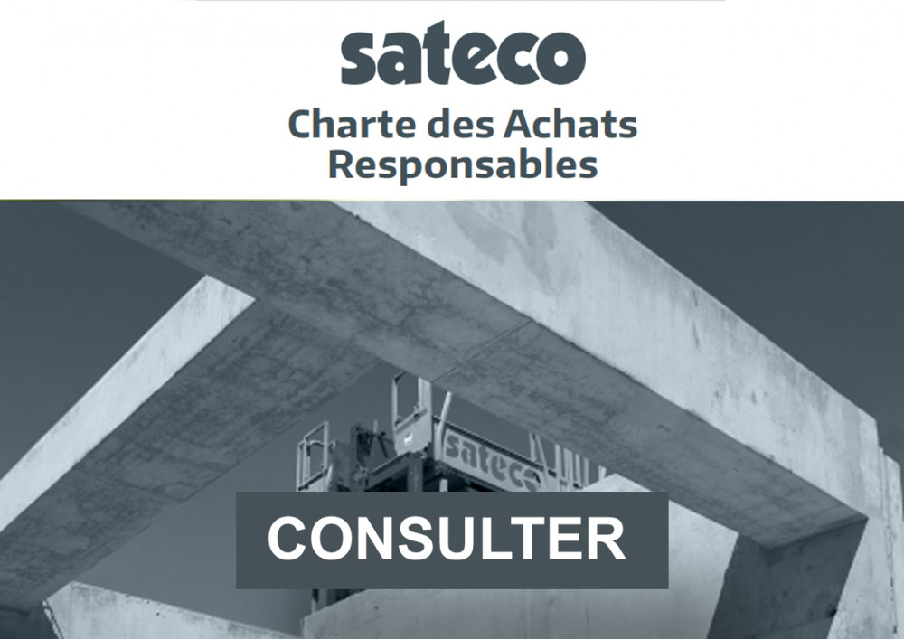 Sateco charte achats responsables RSE