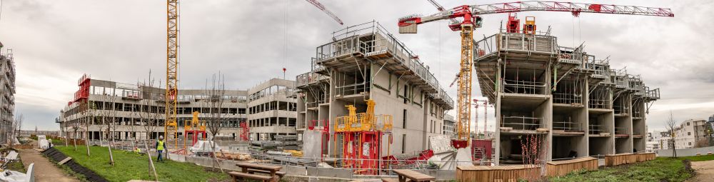 Chantier panoramique nanterre BTP sateco cité universitaire