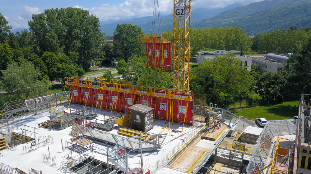 Chantier Archives départementales de l'Isère avec SATECO