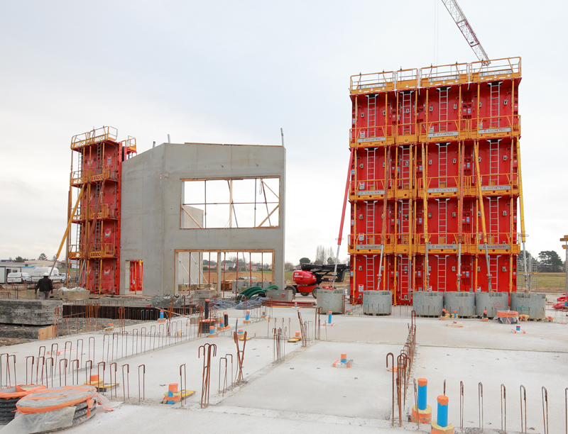 CHantier sateco pont st martin